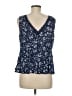 Torrid Blue Sleeveless Blouse Size Med Plus (00) - photo 2