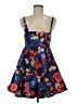 Peter Som Floral Blue Cocktail Dress Size 6 - photo 1
