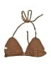 Unbranded Brown Swimsuit Top Size S - photo 2