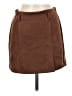 iris Solid Brown Casual Skirt Size M - photo 1