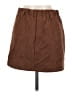 iris Solid Brown Casual Skirt Size M - photo 2