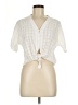 Rails 100% Cotton Ivory Short Sleeve Blouse Size XS - photo 1