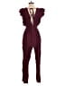 Madewell 100% Polyester Solid Burgundy Purple Jumpsuit Size S - photo 2