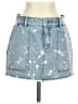 MICHAEL Michael Kors Stars Blue Denim Skirt Size 2 - photo 1