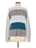 Ellen Tracy Color Block Gray Pullover Sweater Size L - photo 1