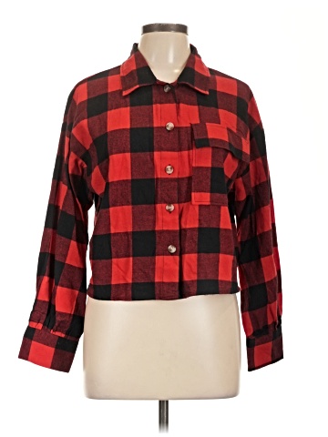 Love Notes 3/4 Sleeve Button-Down Shirt (view 1)
