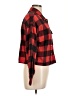 Love Notes 100% Cotton Plaid Red 3/4 Sleeve Button-Down Shirt Size L - photo 4