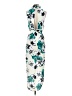 Insight Print Teal Casual Dress Size XS - photo 2