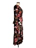 Connected Apparel Print Black Casual Dress Size 10 - photo 4