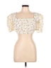 Zara Yellow Short Sleeve Top Size L - photo 1