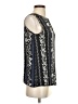 Ann Taylor LOFT 100% Polyester Black Sleeveless Blouse Size S - photo 4