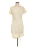 Coco & Shay Solid Ivory Casual Dress Size L - photo 1