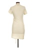 Coco & Shay Solid Ivory Casual Dress Size L - photo 2