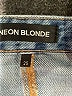 NEON BLONDE 100% Cotton Blue Jeans Size 25 waist - photo 3