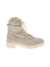 Gianni Bini Tweed Gold Ankle Boots Size 7 1/2 - photo 1