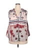 Denim 24/7 100% Polyester Pink Sleeveless Blouse Size 18w - photo 1