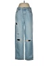Forever 21 Graphic Blue Jeans Size 28 waist - photo 1