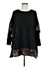 Robert Louis Black 3/4 Sleeve Top Size M - photo 1