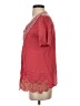 Pronto Red Pink Short Sleeve Blouse One size - photo 5