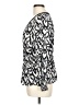 Talbots 100% Viscose Ivory Black Long Sleeve Blouse Size L - photo 5