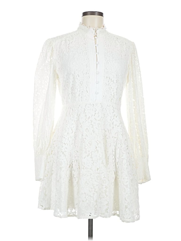 Pre-owned Bardot Cocktail Dress In White