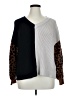 Alya 100% Acrylic Animal Print Gray Cardigan Size XL - photo 1