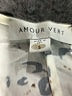 Amour Vert Silver 3/4 Sleeve Blouse Size S - photo 7
