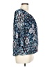DressBarn 100% Polyester Blue 3/4 Sleeve Blouse Size L - photo 4