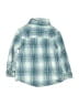 Baby B'gosh 100% Cotton Checkered-gingham Blue Long Sleeve Button-Down Shirt 9-12 MO / 12 MO - photo 2