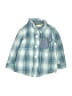 Baby B'gosh 100% Cotton Checkered-gingham Blue Long Sleeve Button-Down Shirt 9-12 MO / 12 MO - photo 1