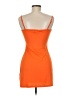 Never Fully Dressed Solid Orange Casual Dress Size 6 - photo 2