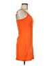 Never Fully Dressed Solid Orange Casual Dress Size 6 - photo 4