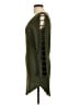 Derek Heart Solid Green Casual Dress Size L - photo 5