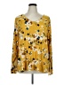 Worthington Yellow Long Sleeve Blouse Size 1X - photo 1