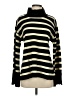 Sugar Lips Stripes Black Turtleneck Sweater Size S - photo 1