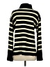 Sugar Lips Stripes Black Turtleneck Sweater Size S - photo 2