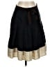 Gap 100% Silk Color Block Black Silk Skirt Size 1 - photo 1