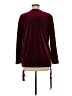 Unbranded Burgundy Long Sleeve Blouse Size M - photo 2
