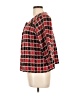 Christopher & Banks Plaid Red Cardigan Size L - photo 5