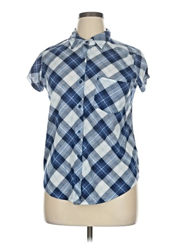 KRISTIN NICOLE Short Sleeve Blouse (view 1)