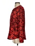 MICHAEL Michael Kors 100% Polyester Red Long Sleeve Blouse Size XS - photo 5