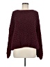 Jolt Chevron-herringbone Burgundy Pullover Sweater Size M - photo 1