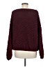 Jolt Chevron-herringbone Burgundy Pullover Sweater Size M - photo 2