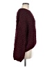 Jolt Chevron-herringbone Burgundy Pullover Sweater Size M - photo 4