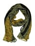 Unbranded 100% Viscose Paisley Green Yellow Scarf One size - photo 1