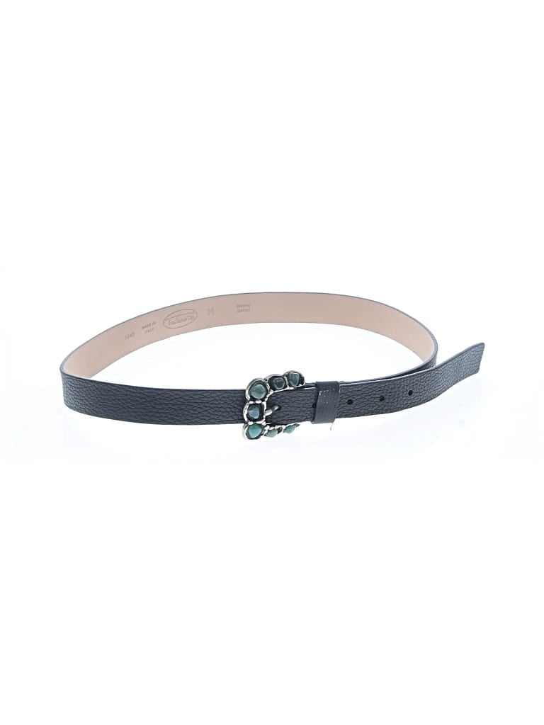 Pre-owned Talbots Leather Belt In Black