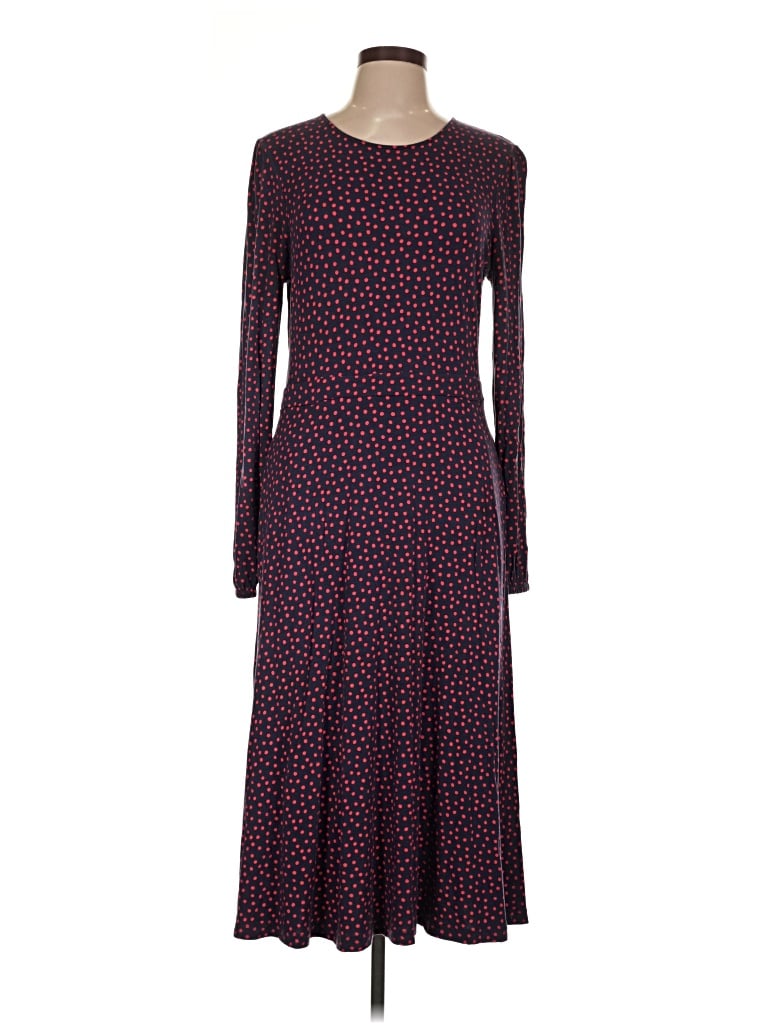 Pre-owned Boden Casual Dress In Burgundy