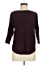 Cynthia Rowley TJX Burgundy Pullover Sweater Size M - photo 1
