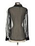 Adiva Gray Long Sleeve Blouse Size S - photo 2