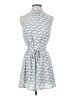 Unbranded Chevron-herringbone Gray Casual Dress Size S (estimated) - photo 1